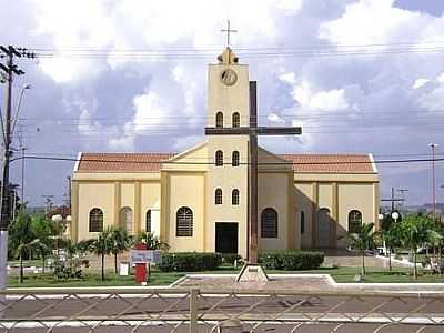 IGREJA MATRIZ DE SANTA CRUZ-FOTO:JAUMPAULUM  - RIBEIRO CORRENTE - SP