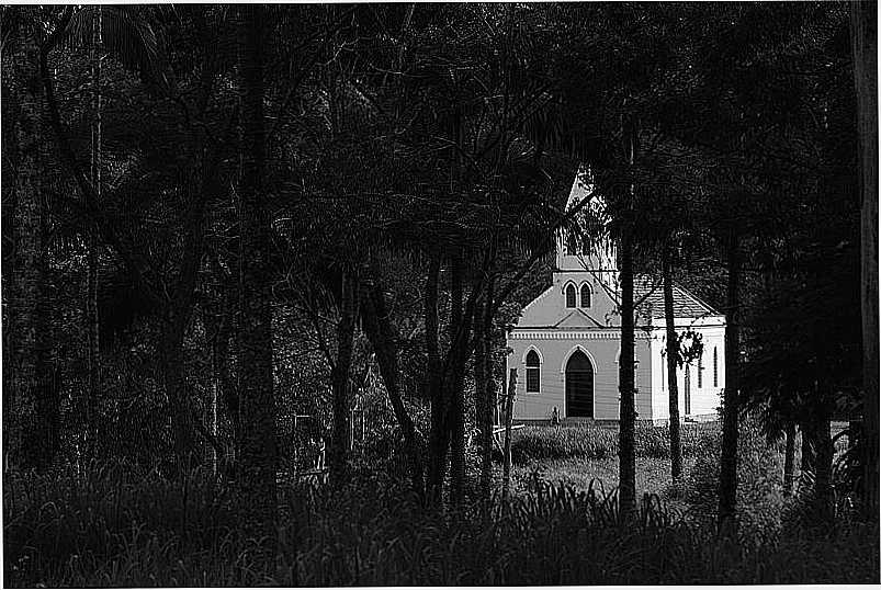RIO CLARO-SP-IGREJINHA NO HORTO FLORESTAL-FOTO:MARCELO CERRI RODINI - RIO CLARO - SP