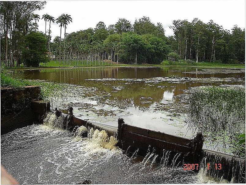 RIO CLARO-SP-REPRESA NO HORTO FLORESTAL-FOTO:NILSON KABUKI - RIO CLARO - SP