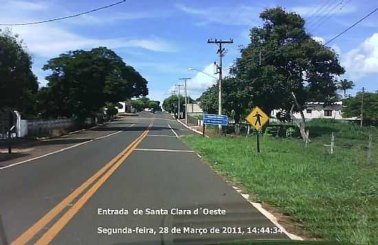 SANTA CLARA DOESTE-SP-ENTRADA DA CIDADE-FOTO:CLARINDO - SANTA CLARA D'OESTE - SP