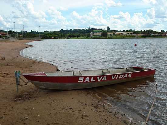 SANTA CRUZ DA CONCEIO-SP-LAGO E PRAIA DE GUA DOCE-FOTO:EDSON REIS - SANTA CRUZ DA CONCEIO - SP