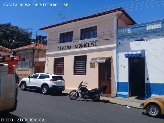 CMARA MUNICIPAL, POR ZCK BROCA - SANTA ROSA DE VITERBO - SP