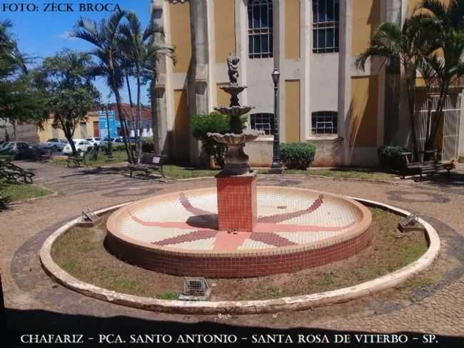CHAFARIZ NA PRAA SANTO ANTONIO, POR ZCK BROCA - SANTA ROSA DE VITERBO - SP
