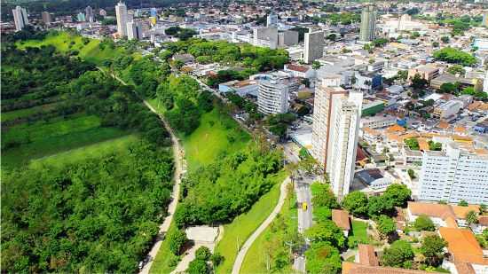 VISTA DO CENTRO DA CIDADE E O BANHADO, POR JOSEFA LACERDA - SO JOS DOS CAMPOS - SP