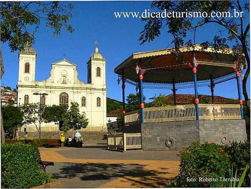 SO LUIS DO PARAITINGA-SP-IMAGEM DO CORETO E A MATRIZ ANTES DA ENCHENTE DE 2010-FOTO:DICADETURISMO.COM.BR - SO LUIZ DO PARAITINGA - SP