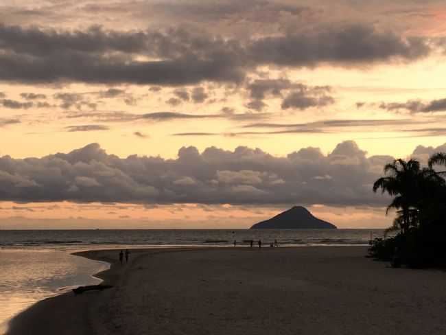 ENTARDECER NA PRAIA DE JUQUEHY, POR MARCIO ROVER - SO SEBASTIO - SP