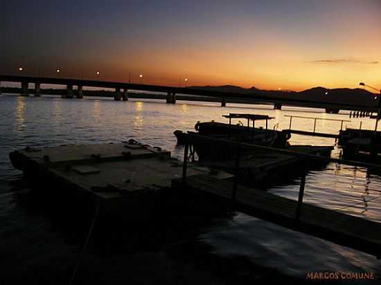 PONTE DO MAR PEQUENO EM SO VICENTE-FOTO:MARCOS COMUNE - MELH - SO VICENTE - SP