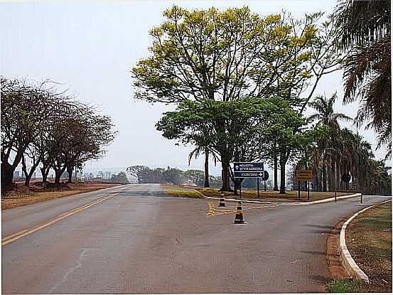 SERRANA-SP-ACESSO  ADMINISTRAO DA USINA DA PEDRA-FOTO:ALEXANDRE BONACINI - SERRANA - SP