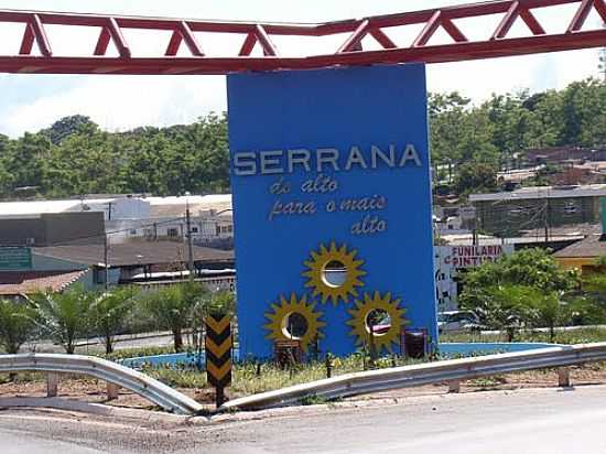 SERRANA-SP-DETALHE DO PRTICO DE ENTRADA DA CIDADE-FOTO:ALEXANDRE BONACINI - SERRANA - SP