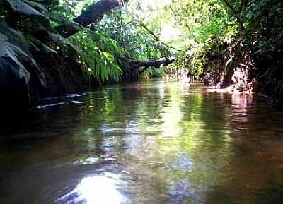 RIO ITATINGA, NO PARQUE DAS NEBLINAS - TAIAUPEBA - SP