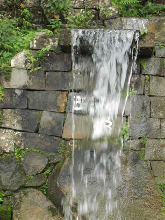 TAPERA-SP-CASCATA AO LADO DA CABEA DA ANTA-FOTO:LUZIACRUZFRATA - TAPIRA - SP