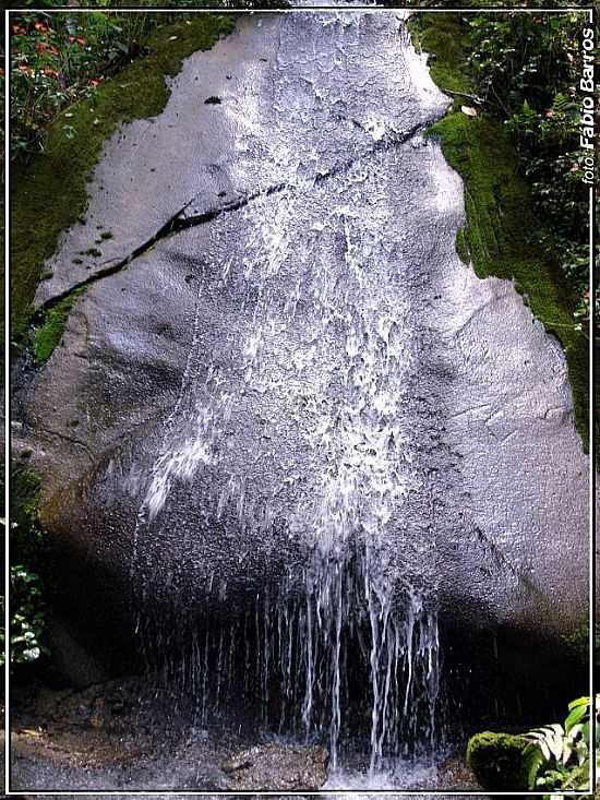 TAPERA-SP-CASCATA NA CABEA DA ANTA-SERRA DE TAPERA-FOTO:FBIO BARROS - TAPIRA - SP