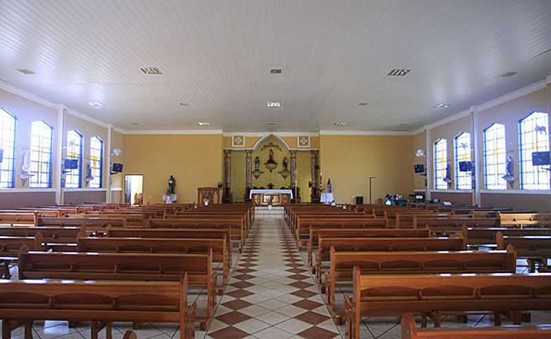 TAQUARAL-SP-INTERIOR DA MATRIZ DO SENHOR BOM JESUS-FOTO:WWW.CEPAM.ORG - TAQUARAL - SP