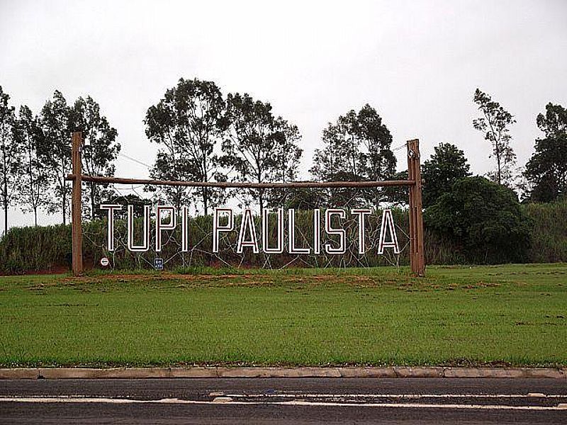 TUPI PAULISTA-SP-ENTRADA DA CIDADE-FOTO:TUPIPAULISTA.SP.GOV.BR - TUPI PAULISTA - SP