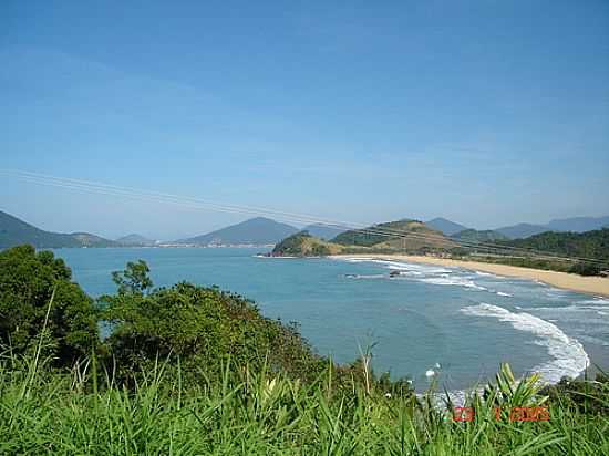 PRAIA VERMELHA DO NORTE EM UBATUBA-SP-FOTO:NILSON KABUKI - UBATUBA - SP