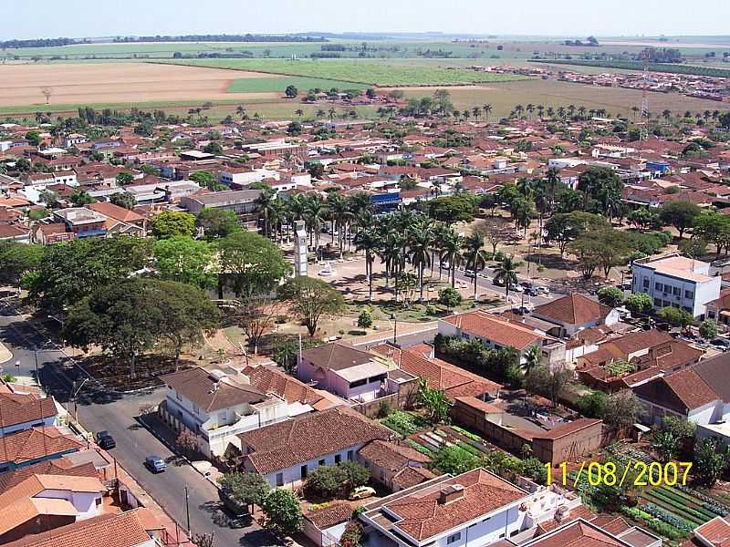 VIRADOURO-SP-VISTA AREA DO CENTRO-FOTO:ROGER GIBRAN VIOLA - VIRADOURO - SP