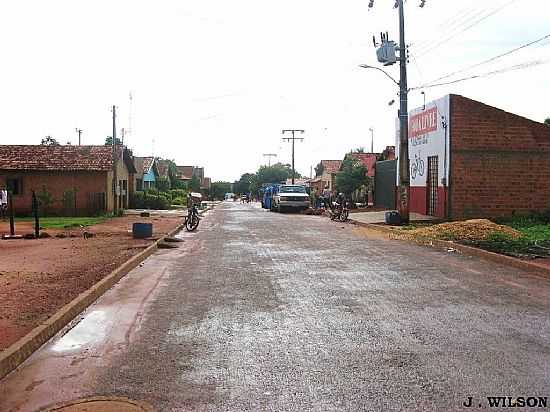 AGUIARNPOLIS-TO-RUA DA REGIO CENTRAL DA CIDADE-FOTO:JOSE WILSON - AGUIARNPOLIS - TO