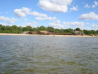 PRAIA NO RIO TOCANTINS-FOTO:CARLOS HAMILTON SANTOS VASCONCELOS - BARRA DO OURO - TO