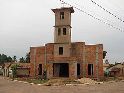 TEMPLO CATLICO EM CONSTRUO POR ELVIS ANTONIO FERREI - BURITI DO TOCANTINS - TO