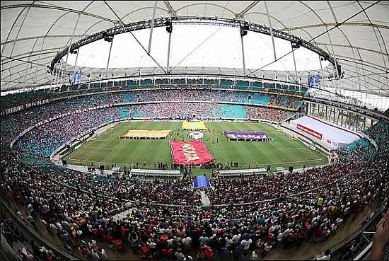 IMAGEM DA ARENA FONTE NOVA NO DIA DA INAUGURAOEM SALVADOR-BA-FOTO:VANDERLEI ALMEIDAAFP - SALVADOR - BA