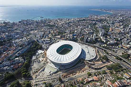 ITAIPAVA ARENA FONTE NOVA-COMPLEXO ESPORTIVO CULTURAL, ANTIGO, OCTVIO MANGABEIRA EM SALVADOR-FOTO:WIKIPEDIA - SALVADOR - BA