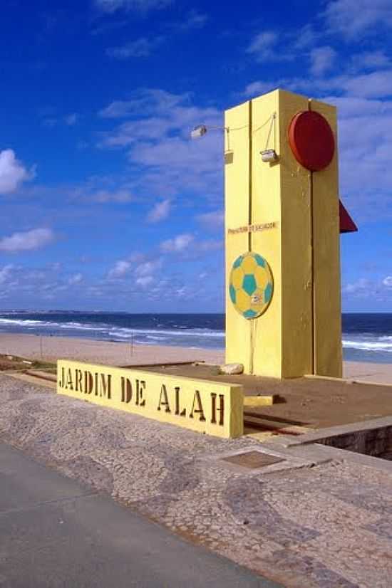 MONUMENTO NA PRAIA DE JARDIM DE ALAH EM SALVADOR-BA-FOTO:KILLIEF - SALVADOR - BA