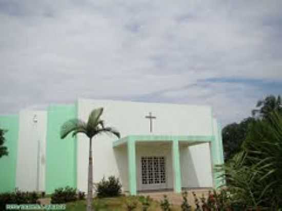 MATRIZ DE SANTO ANTONIO DE PADUA-FOTO:VICENTE A. QUEIROZ - PEQUIZEIRO - TO