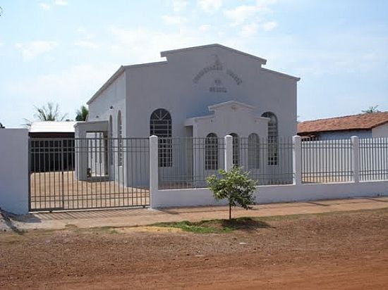 IGREJA DA CCB EM SANTA MARIA DO TOCANTINS-FOTO:LAUTENIR - SANTA MARIA DO TOCANTINS - TO