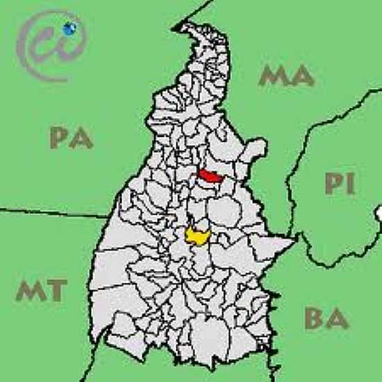 MAPA DE LOCALIZAO DE SANTA MARIA DO TOCANTINS - SANTA MARIA DO TOCANTINS - TO