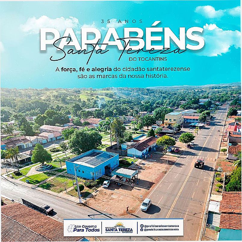 IMAGEM DA CIDADE DE SANTA TEREZA DO TOCANTINS - TO - SANTA TEREZA DO TOCANTINS - TO