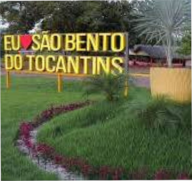 IMAGEM DA CIDADE  DE SO BENTO DO TOCANTINS -TO - SO BENTO DO TOCANTINS - TO