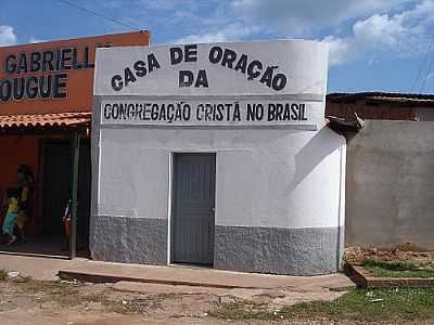 IGREJA EVANGLICA-FOTO:ORLANDO GONU00E7ALVES - STIO NOVO DO TOCANTINS - TO