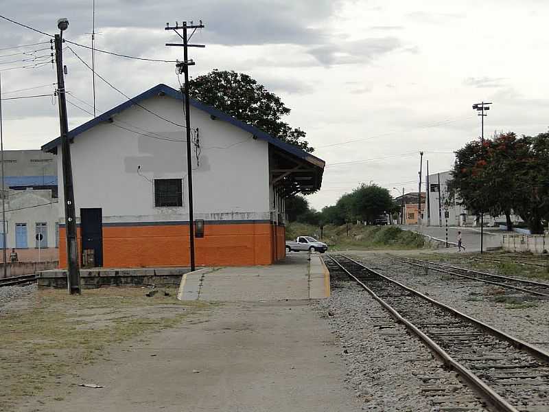 SANTALUZ-BA-ESTAO FERROVIRIA-FOTO:DONATO ANDRADE JUNIOR - SANTALUZ - BA