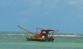 Jequi da Praia - Jequi da Praia-AL-Barco pesqueiro-Foto:enioprado