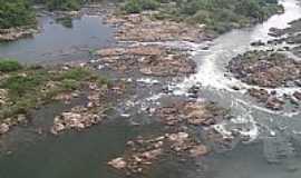 Colniza - Colniza-MT-Cachoeira no Rio Roosevelt-Foto:Fernando Raiter