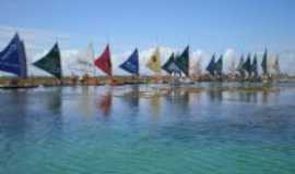 Porto de Galinhas - jangadas nas piscinas de corais, Por Maria Cristina