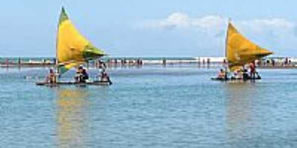 Passeio de Jangada em Porto de Galinhas-PE-Foto:CMarino