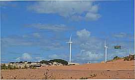 Canoa Quebrada - Canoa Quebrada-CE-Geradoras de energia elica-Foto:Joo Henrique Rosa