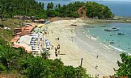 Ilha dos Frades - Praia na Ilha dos Frades-BA-Foto:alepolvorines