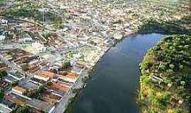 Bacia do Rio Corrente - Bacia do Rio Corrente-BA-A cidade e o Rio Corrente-Foto:jornaloexpresso.wordpress.com 
