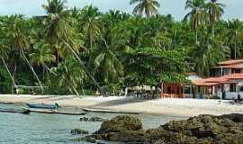 Boipeba - Boipeba-BA-Vista da orla-Foto:pontosturisticosbrasil.org