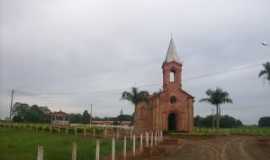 Cardoso de Almeida - igreja em reforma do antigo bairro de cardoso almeida  Por nestor jose dia filho