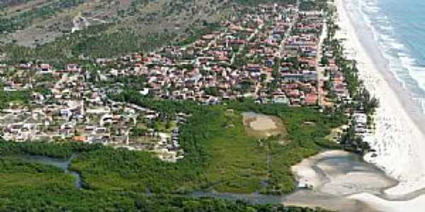 Guaibim-BA-Vista da praia e a cidade-Foto:Jardel_usa