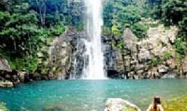 Vila de Bom Jardim - Cachoeira Serra Azul em Vila de Bom Jardim-MT