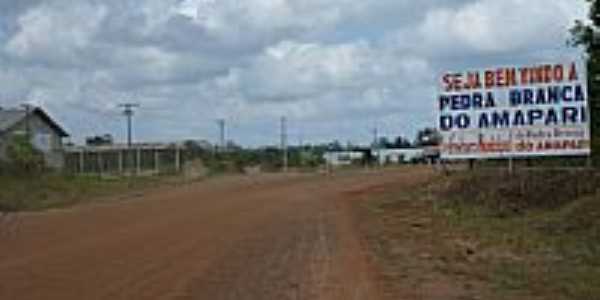 Entrada da cidade de Pedra Branca do Amapari-Foto:Alan.Kardec