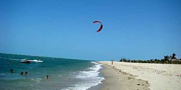 Barra Grande-PI-Kitesurf na praia-Foto:Edilson Morais Brito