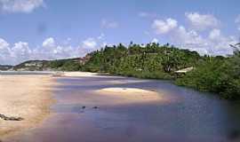 Praia do Espelho - Praia do Espelho-BA-Lagoa de gua doce-Foto:Giuliano Novais