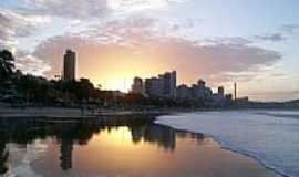 Praia de Ponta Negra - Amanhecer na orla da Praia de Ponta Negra-RN-Foto:Rildo Cunha