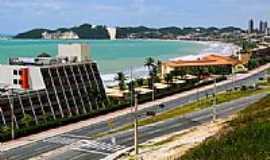 Praia de Ponta Negra - Av.Beira Mar com Morro do Careca ao fundo em Praia de Ponta Negra-RN-Foto:MANOEL CCERO FIGUEI