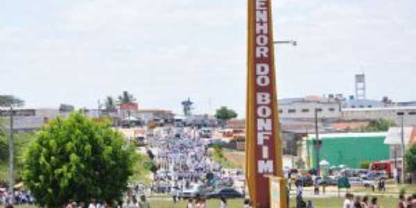 Entrada da cidade de Senhor do Bonfim - BA, Por Samara